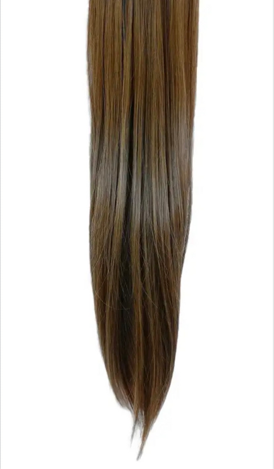 Straight Long Full Head Clip-on Hair Extensions