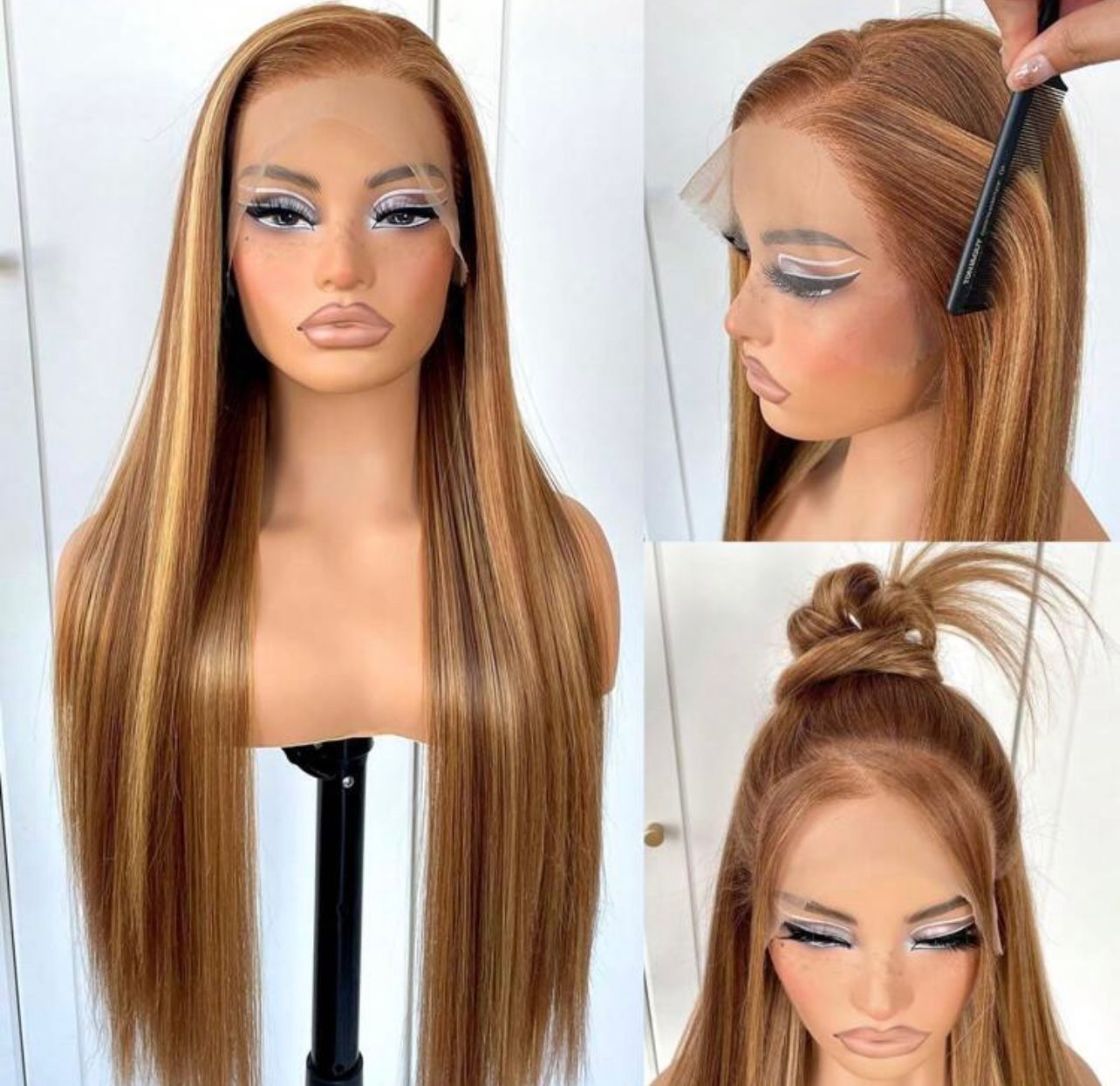 3pc luxury business wig color combo